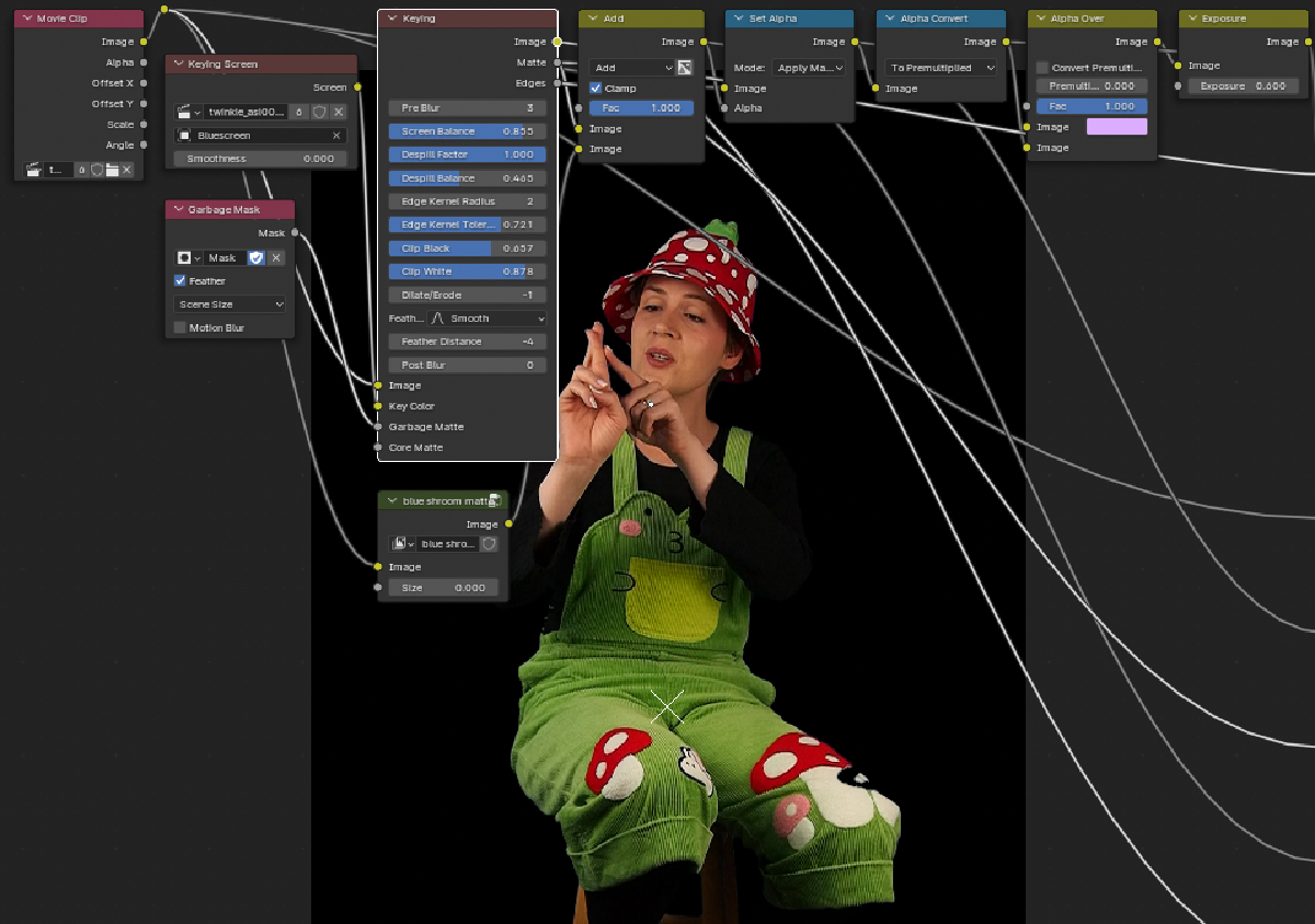 Chroma Key Workflow in Blender
