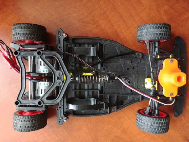 The original Freescale Cup chassis